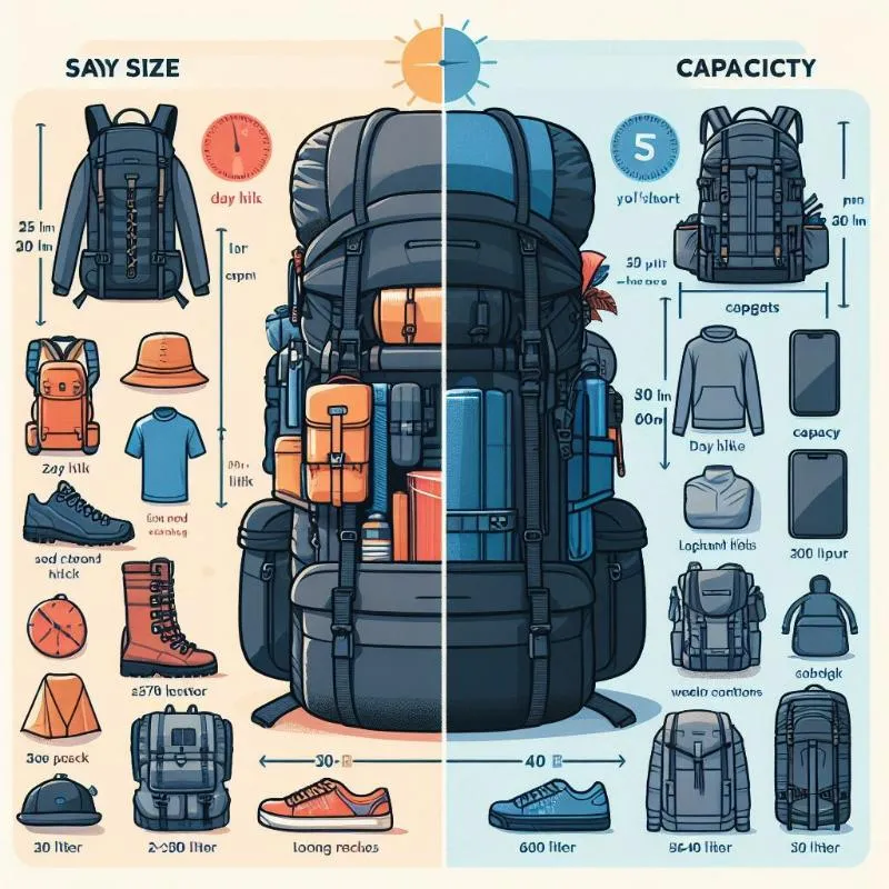 ¿Qué tamaño y capacidad de mochila debo elegir?
