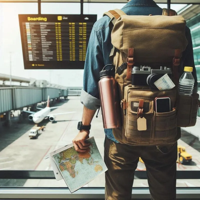 ¿Qué tipo de mochila se puede llevar en un avión?